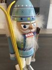 E  M  Merck old World  9  Small Skier Nutcracker  Made In Germany  No Box