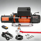 For Truck Electric Winches 13500 Lb Synthetic Rope Waterproof Remote Control