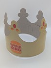 Original Burger King Crown That Watched The Plane Video  mint Condition 