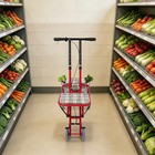 Portable Folding Shopping Cart For Seniors Shopping Trolley With Seat And Wheels