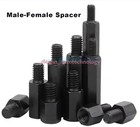 25 50 100pcs Black Plastic Nylon Hex Column Standoff Support Spacer Screw Nut M3