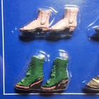 Rare Vtg Concord Miniatures 4 Pair Shoe Set 1 12 Dollhouse Accessory Nos