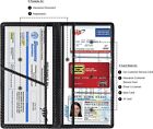 Car Registration And Insurance Card Holder Auto Glove Box Document Organizer