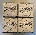 X4 2024 Panini Prestige Football Value Pack Box 12 Packs Per Box Factory Sealed