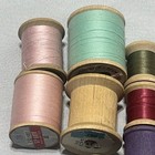 15 Vintage Wooden Thread Spools Sewing Sparta Coats   Clark   s American Thread