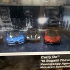Hot Wheels Premium 4-car Set 1 64 Diecast Carry On Truck Bugatti Chiron