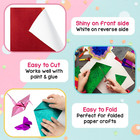 Metallic Foil Paper Pack For Crafts   Scrapbooking  30 Assorted Designs  8 5x10