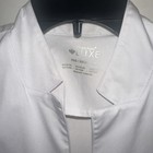 Cherokee Luxe Lab Coat Xxs White Zip-off Hem