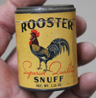 Vintage Rooster Snuff Tin Empty