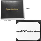Imprinted Diploma Cover 8 5x11 Diploma Holder Graduation Certificate Cover Sm   