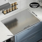 Stainless Steel Cutting Board Double-sided Baking Tray Multi-purpose Kitchen Gif