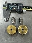 Qty 1 Boston Gear Bronze Worm Gear Set 32 Pitch 40 Teeth 10 1 Quad Lead Q1328
