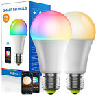 10w E27 Wifi Rgb Smart Led Light Bulb 2700-6500k Lamp For Alexa Google Home App