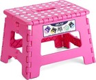 Folding Step Stool 9 Inch Non-slip Foldable Stools Up To 300 Lbs Kids Step St   