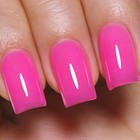 Jelly Gel Nail Polish  Hot Pink Sheer Jelly Gel Polish Soak Off Uv Led Nail Gel