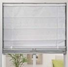 Thermal Room Darkening Fabric Roman Shades Color Light Gray Size 36  W X 60  H