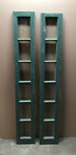 Antique Vintage Pair 6 Lite 10x70 Glass Entryway Side Lights Old 1448-26b