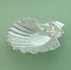 Mexico Mexican Sterling Silver Pesa Scallop Shell Shape Dish Hand Made 76 Grams