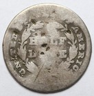 1840 H10c Seated Liberty Silver Half Dime - Raw - No Drapery - Dings