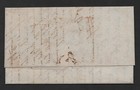 Great Britain 1848 Paid At Liverpool Transatlantic Stampless Cover To Us