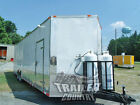 New 8 5x30 8 5 X 30 V-nosed Enclosed Concession Food Vending Bbq Trailer