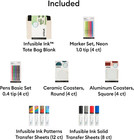 Cricut Infusible Ink Beginner Bundle   Sublimation Kit For Permanent Transfers -