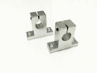 8pcs  Linear Guide Rail Shaft Support Bearing Sk10 10mm Sh10a Aluminum Cnc Parts