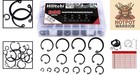 300-pcs Alloy Steel Circlip Snap Retaining Ring Set - 15 Essential Sizes