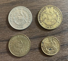 Lot Of 4 Guatemala Coins 1932  1951  1970  1972  Medio Centavos  1  10 Centavos