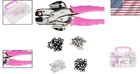 Professional Crop-a-dile Eyelet Setter With 100 Eyelets - Ergonomic Pink Design