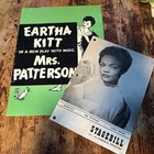 Eartha Kitt Mrs Patterson  Stage Bill 1954 Souvenir Program G2u