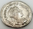 Gordian Iii  Securitas Seated  Silver Denarius   Rome  Ad 238-244  2 4 G  19 Mm 