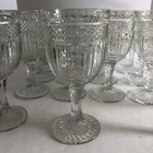 Vtg Libby Radiant Water Goblet Wine Glass Stemware 12 Oz Set Of 37 Sold Separate