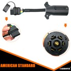 Rv Blade Truck 7-way To 4-way Flat Trailer Wiring Adapter Connector Plug 7 4 Pin