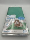3ct Paw Inspired Guinea Pig Fleece Cage Liner Pee Pads Washable Bedding 12x12   