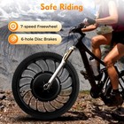 20  1000w 48v Front Wheel Hub Motor Ebike Electric Bicycle Motor Conversion Kit