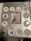 Beautiful Malden Silverstone Baby s First Year  Picture Frame Nib 9x11 
