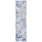 Safavieh Amelia Alastar Abstract Distressed Runner Rug Grey blue 2 2  X 8 