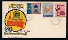 South Vietnam 1966 Fdc 6 Different Unesco  20th Anniversary 298-300  l1114 
