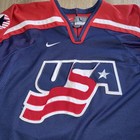 Vintage Nike Team Usa 2002 Winter Olympic Hockey Jersey Men s Size Large Nice 