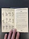 1936 Big Ten Notre Dame Marquette Football Pocket Schedule Vintage Mint