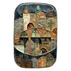 Vintage Ruth Faktor Faktorowicz Tile Ceramic Bas-relief Old City Jerusalem