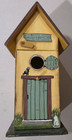 Decorative Wooden Bird House Hand Painted Wood Birdhouse Hanging