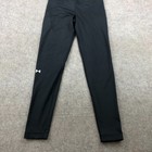 Under Armour Leggings Womens Large Black Compression Gym Workout Outdoors 
