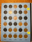 60 Coin Partial Set 1909 - 1940 Lincoln Wheat Cent In A  New Whitman Folder  32n