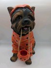 Cracker Barrel Too Cute To Spook Yorkie Puppy Dog Halloween Pumpkin Box Included