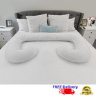 Cooling C-shaped Body Pillow Full Body Support Pregnancy Maternity Back Hip New