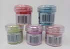 New Ranger Embossing Powder Lot Of 5 - Turquoise  Cactus Flower  Lime Green