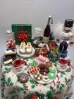 Artisan Made Christmas Festive Table 1 12 Scale Ooak Dollhouse Miniature