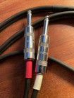 6 Ft Dual 1 4  Ts Mono Male Plug To 2 Rca Male Jack Audio Plug W  Dubbing Cable
